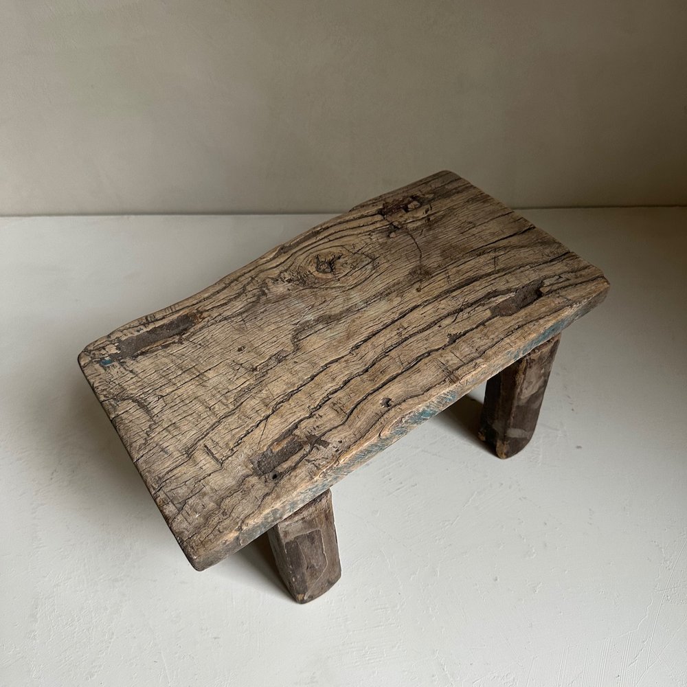 Vintage low stool No 3 The Corner by Andrea Lennon